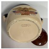 H3 - National Gallery of Art Washington D.c. Eagle Pitcher & Lidded Jar (Lot of 2)