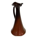W - Antique Roseville Rozane Ewer Vase With Handle