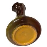 W - Antique Roseville Rozane Ewer Vase With Handle