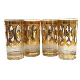H6 - Vintage Culver Regency Highball Glasses (Set of 4)