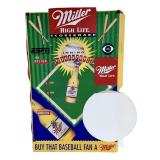 Miller High Life Baseball Scoreboard Sign With 4 Discs