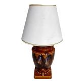 Vintage McCoy Onyx Lamp With Shade