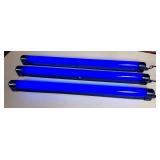 Set of 3 Black Light Fixtures 25" (Lot of 3)