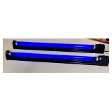 Black Light Fixture Set 25 in (Lot of 2)