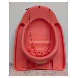 Toddler Sled with Rope and Pad Coral - Sun Squad™: Polyethylene, 50lb Capacity