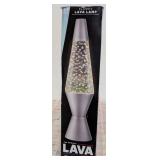 LAVA 14.5" Iridescent Glitter Novelty Table Lamp
