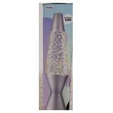LAVA 14.5" Iridescent Glitter Novelty Table Lamp