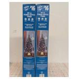 Pair of Lightweight and durable Reusable Christmas trees Measures 30 inches Crafted from premium-quality fiber optic