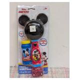 Little Kids Disney Mickey Mouse Light and Sound Musical Bubble Wand, Includes Bubble Solution, Multi (20511)