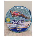Swimways Spring Float Inflatable Pool Lounger - Dark Blue/Light Blue: Adult Float 15+