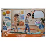 B. toys Balance Beams – Balance & Groove Set Balance Board with Music & Lights