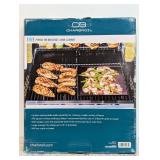 Charbroil Carbon Steel Heat-Resistant Griddle Stone Grill Topper Silver