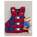 Speedo Youth Life Vest - Red