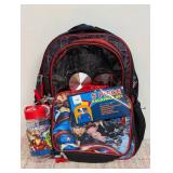 Marvel Avengers Superhero 5-Piece Backpack Lunch Tote Set