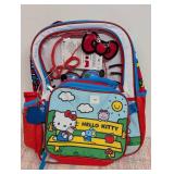 Hello Kitty 4 Piece Backpack Set
