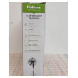 Holmes 16" Digital Oscillating 3 Speed Stand Fan with Remote Control Black