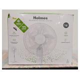 Holmes 16" Blade Breeze Manual Stand Oscillating Fan White