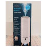 Homedics Cool Mist Ultrasonic Humidifier for Bedroom, Large Room Humidifier, Top-Fill 1.47-Gal Tank, Essential Oil Pads, Built-In Timer, 3 Mist Settings,