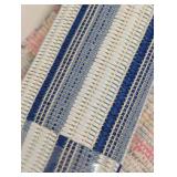 Room Essentials Blue Colorblock Striped Rug - 3 ft 10 in x 5 ft 4 in