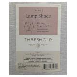 Set of 3 - Linen Mod Drum Lampshade Gray - Threshold (QTY- 3)