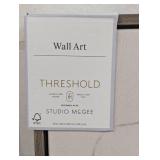 30' x 30' - Line Abstract Framed Canvas Wall Art (8301)