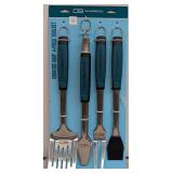 Charbroil 4pc Comfort Grip Tool Heat-Resistant Grill Cookware Set