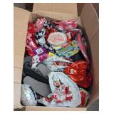 Lot of Sandals & Party Supplies