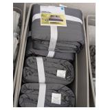 Lot of Room Essentials Gray Satin Quilts