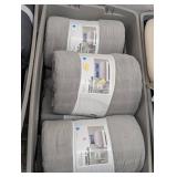 Lot of Room Essentials Gray Corduroy Plaid Comforters, Sizes King, Full/Queen, Twin/XL Twin