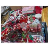Variety of Christmas (ornaments, garland, decor, etc.)