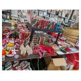 Variety of Christmas (ornaments, garland, decor, etc.)