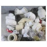 (BR3) Large Assortment of PVC Fitti...