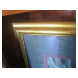 (C-2) 2 Large Framed Wall Decor Pri...