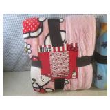 (A-3) 2 Throw Blankets 50" x 60" He...
