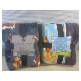 (A-3) 2 New Throw Blankets...
