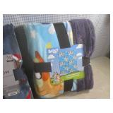 (A-3) 2 New Throw Blankets...