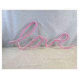 (EC1) Love LED Neon Pink USB Powere...