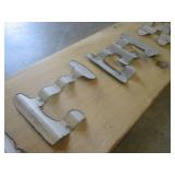 (FS) Welcome Sign - Wood with Metal...