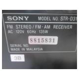 (A-3) Sony STR-D311 FM Stereo / FM-...