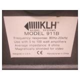 (A-2) Pair of KLH Audio Model 911B ...