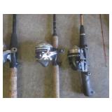 (CS) Assorted Fishing Rods Reels Ic...