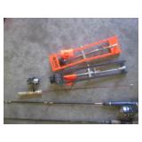 (CS) Assorted Fishing Rods Reels Ic...