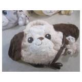 (EW3) 3 - 4-In-1 Plush Pet Bags...