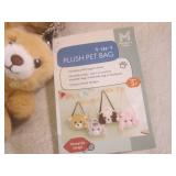 (EW3) 3 - 4-In-1 Plush Pet Bags...