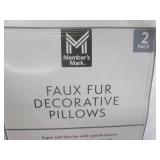 (EW4) 2 - 2-Packs of Faux Fur Decor...