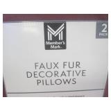 (EW4) 2 - 2-Packs of Faux Fur Decor...
