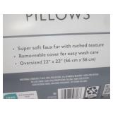 (EW4) 2 - 2-Packs of Faux Fur Decor...