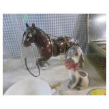 (BR3) Decor Figures Etc, Tin Box wi...