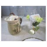 (BR3) Decor Figures Etc, Tin Box wi...