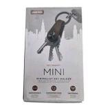 KeySmart Mini Minimalist Key Holder Leather Brown